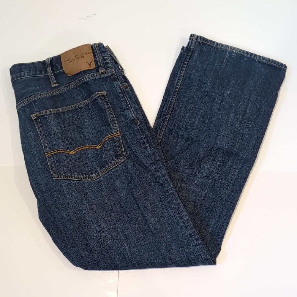 American Eagle Relaxed Fit Jeans Blue Size 38
